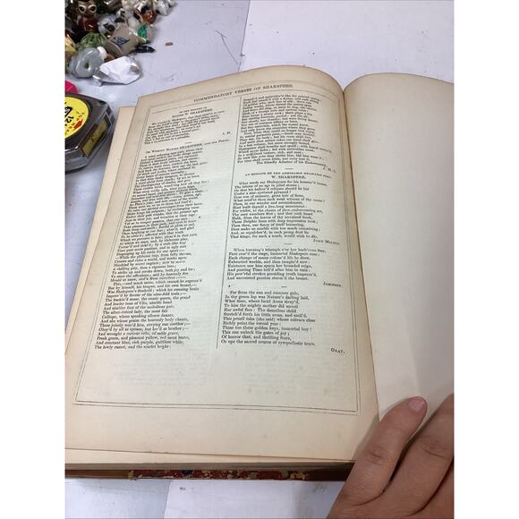 The Complete Works Of William Shakespeare - 1870’s Hardcover - Picture 11 of 12